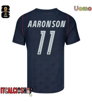 Stati Uniti Brenden Aaronson #11 Seconda Maglia Mondiali 2026 Manica Corta